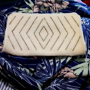 PEARL BEADED NIGHT OUT POUCH BY EMSON JAPAN